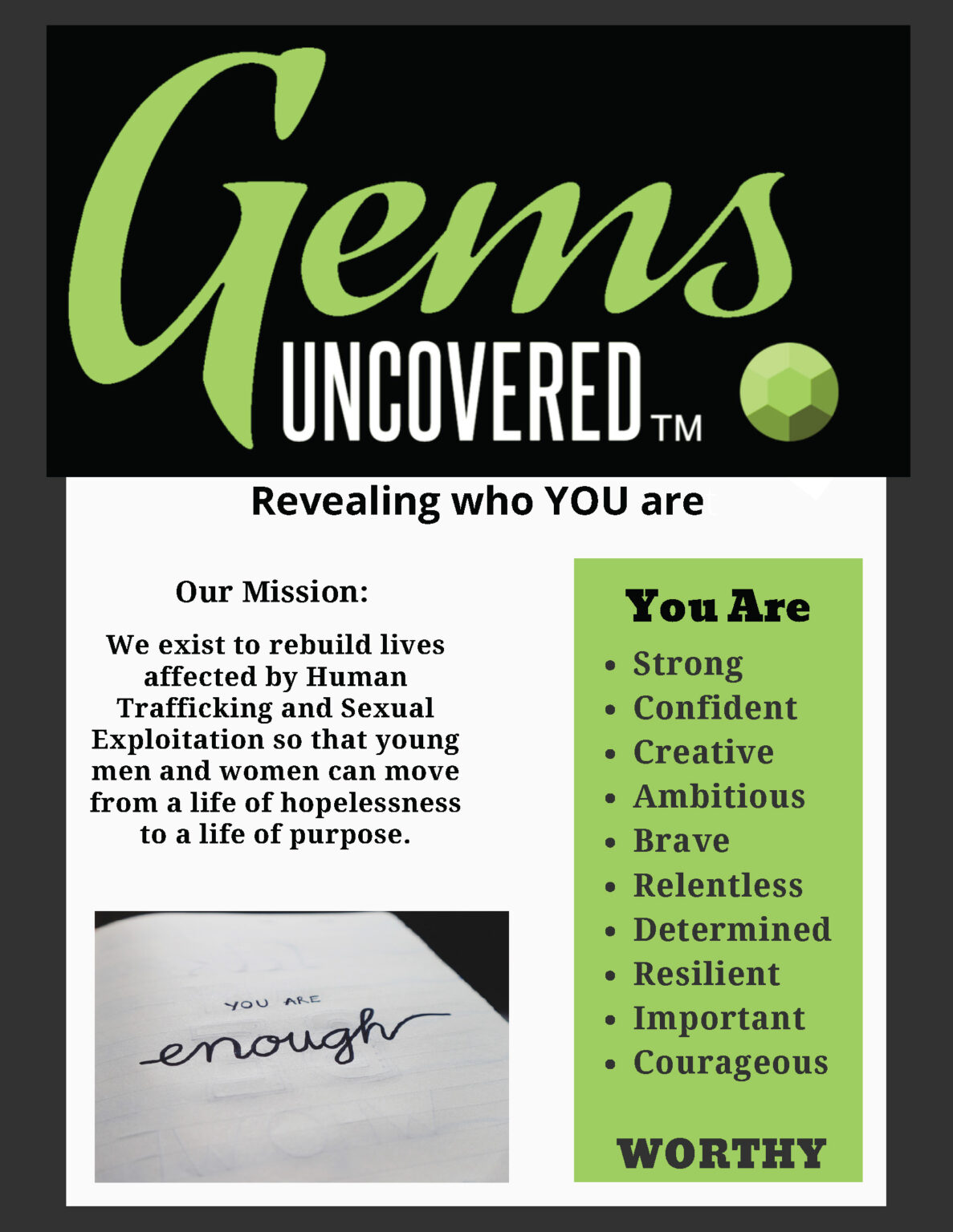 Handicapped Gem Program Programs & Services - Gems Uncovered